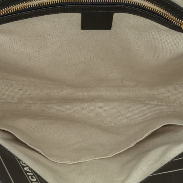 Pre-owned Gucci Balenciaga The Hacker Project Medium Calfskin Jackie 1961 Crossbody Black