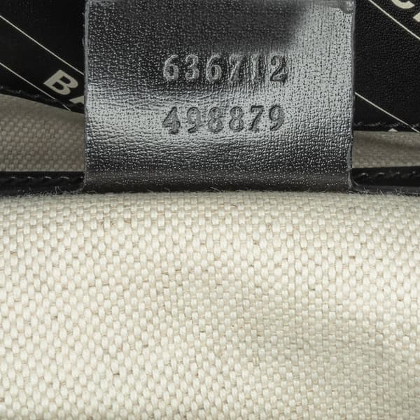 Pre-owned Gucci Balenciaga The Hacker Project Medium Calfskin Jackie 1961 Crossbody Black