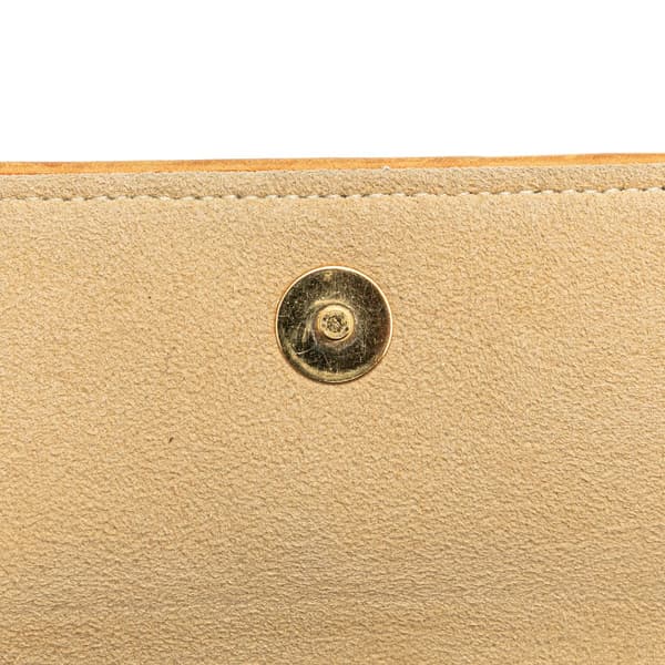 Pre-owned Louis Vuitton Monogram Pochette Twin PM Brown