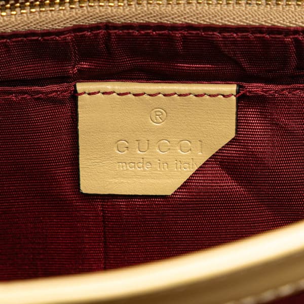 Pre-owned Gucci Small Bicolor Leather Zumi Flap Crossbody Brown