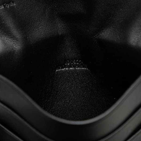 Pre-owned LOEWE Small Leather Heel Pouch Black