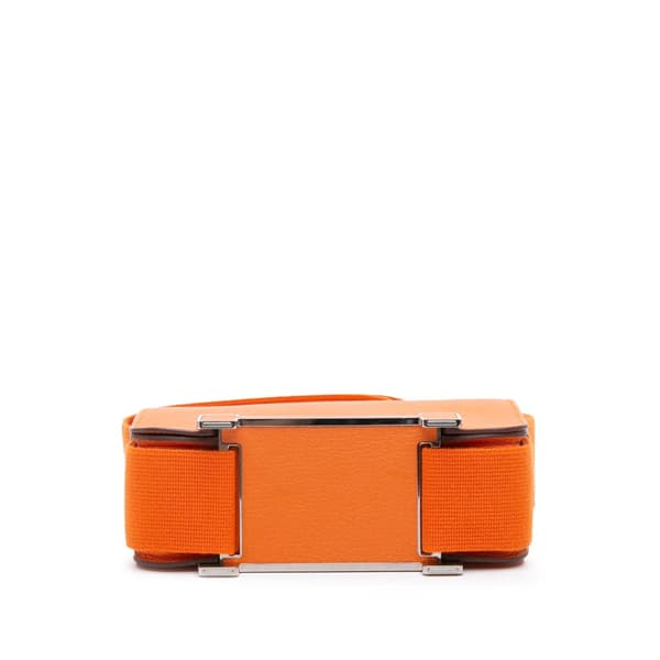 Pre-owned Hermès Chevre Mysore Geta Orange