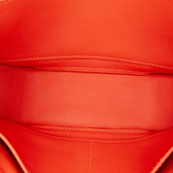 Pre-owned Hermès Chevre Mysore Geta Orange