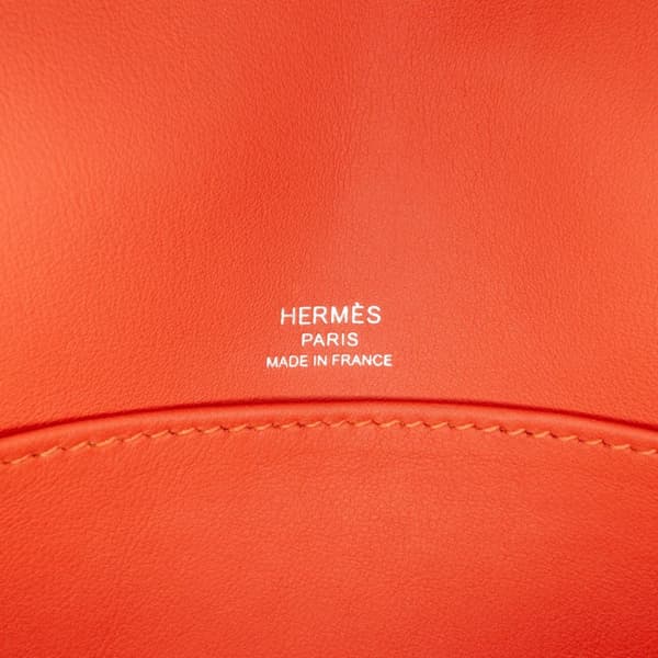 Pre-owned Hermès Chevre Mysore Geta Orange