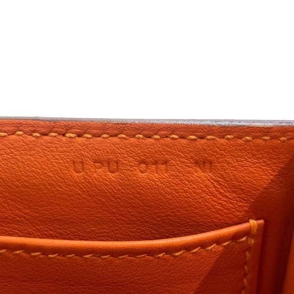 Pre-owned Hermès Chevre Mysore Geta Orange