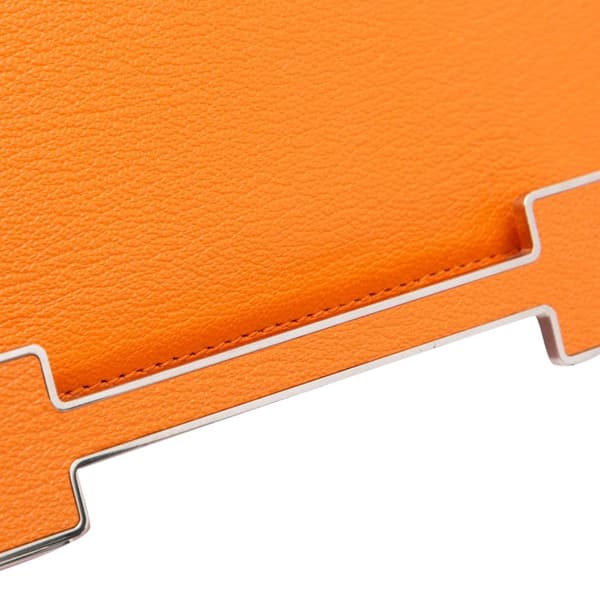 Pre-owned Hermès Chevre Mysore Geta Orange
