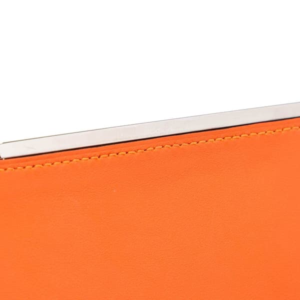 Pre-owned Hermès Chevre Mysore Geta Orange