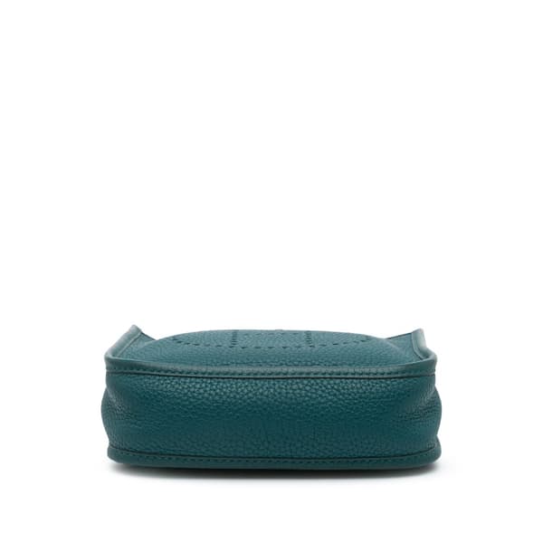 Pre-owned Hermès Clemence Evelyne III TPM Blue