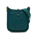 Miniatyrbild 1 av 10: Pre-owned Hermès Clemence Evelyne III TPM Blue