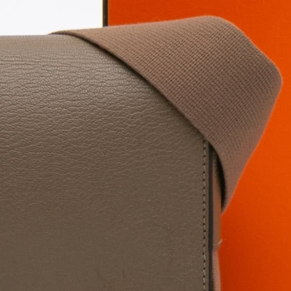 Pre-owned Hermès Chevre Mysore Geta Brown