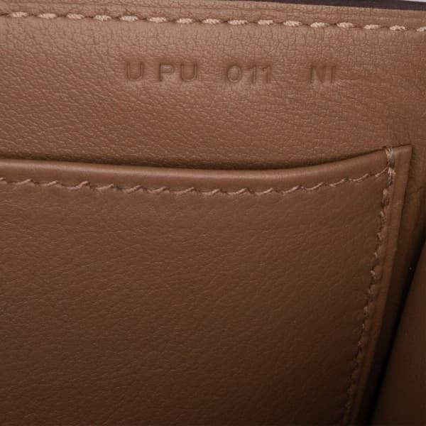 Pre-owned Hermès Chevre Mysore Geta Brown