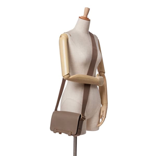 Pre-owned Hermès Chevre Mysore Geta Brown