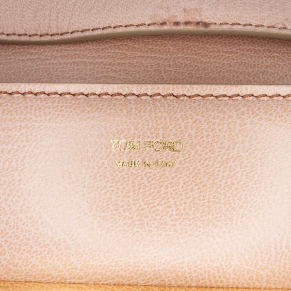 Pre-owned Tom Ford Medium Leather Natalia Crossbody Pink