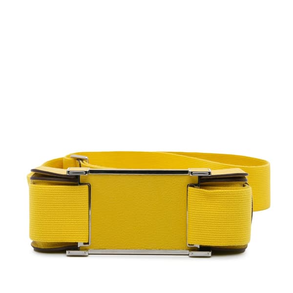 Pre-owned Hermès Chevre Mysore Geta Yellow