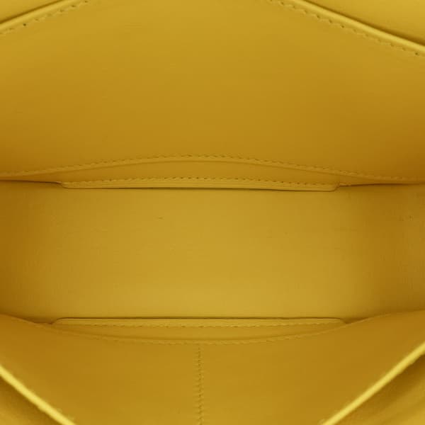 Pre-owned Hermès Chevre Mysore Geta Yellow
