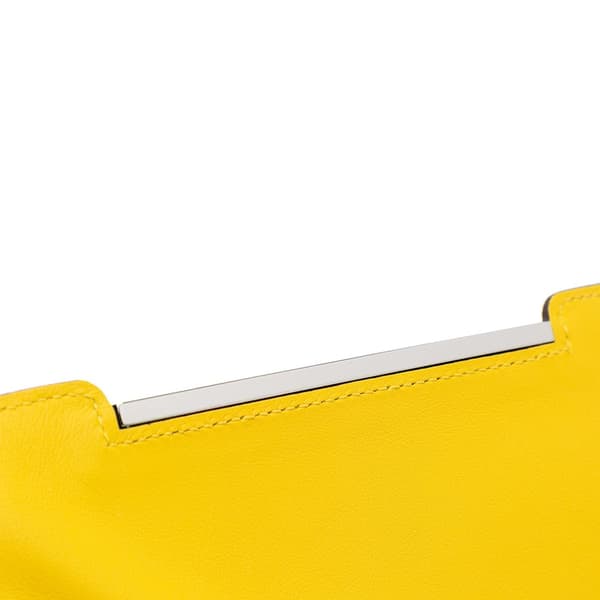 Pre-owned Hermès Chevre Mysore Geta Yellow