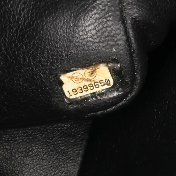 Pre-owned Chanel Mini Square Classic Patent Single Flap Black