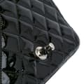 Miniatyrbillede 8 af 9: Pre-owned Chanel Mini Square Classic Patent Single Flap Black