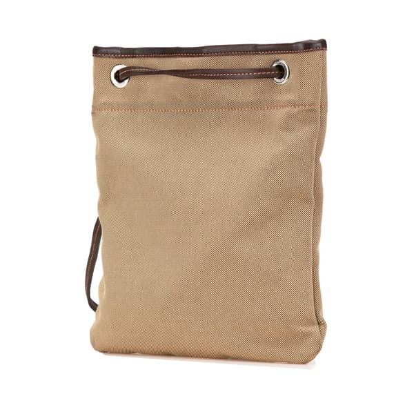 Pre-owned Prada Canvas Canapa Logo Crossbody Brown
