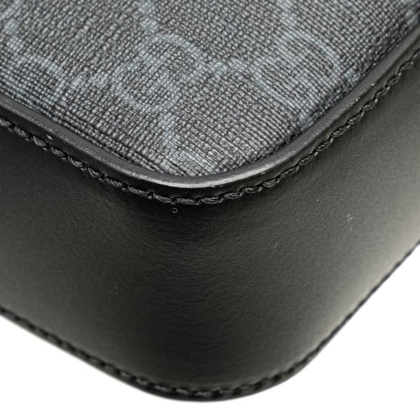 Pre-owned Gucci GG Supreme Web Crossbody  Black