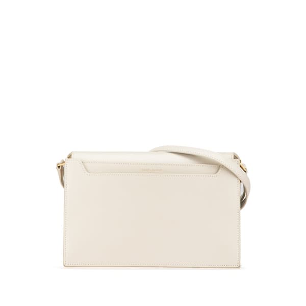 Pre-owned Saint Laurent Leather Catherine Crossbody White