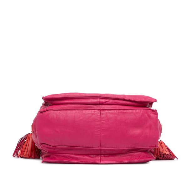 Pre-owned LOEWE Nappa Flamenco Tassel 30 Pink