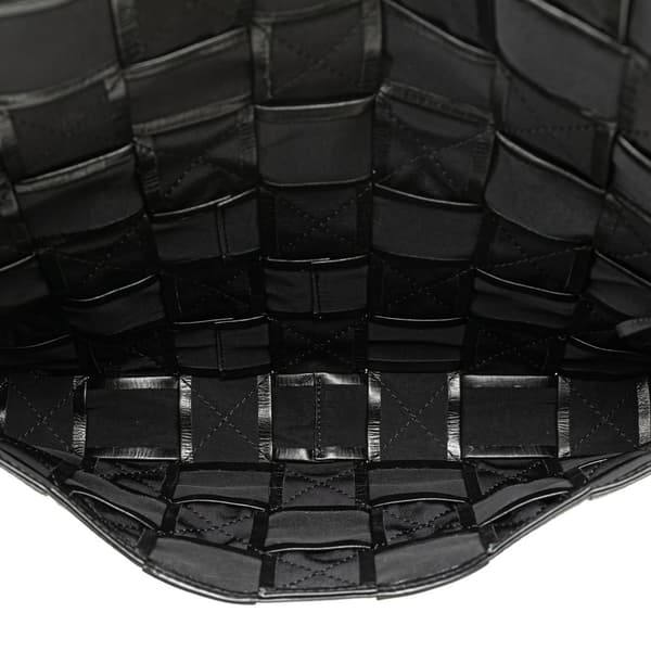 Pre-owned Bottega Veneta Stretch Nappa Intrecciato Cassette Crossbody Black