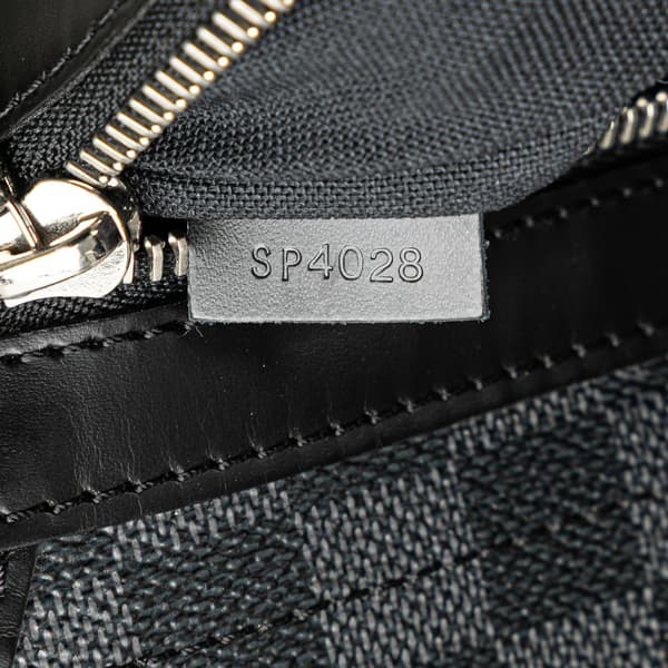 Pre-owned Louis Vuitton Damier Graphite Daniel MM Black
