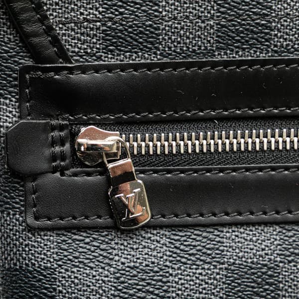 Pre-owned Louis Vuitton Damier Graphite Daniel MM Black
