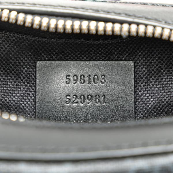 Pre-owned Gucci GG Supreme Web Crossbody Black