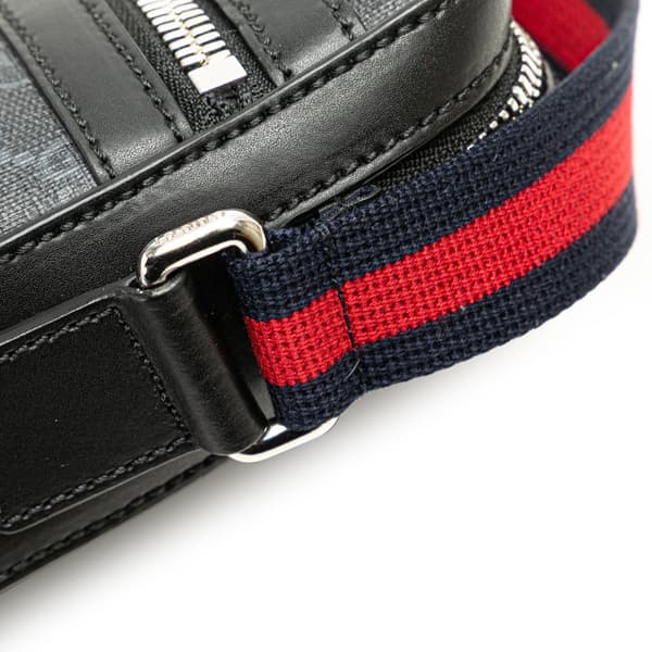 Pre-owned Gucci GG Supreme Web Crossbody Black