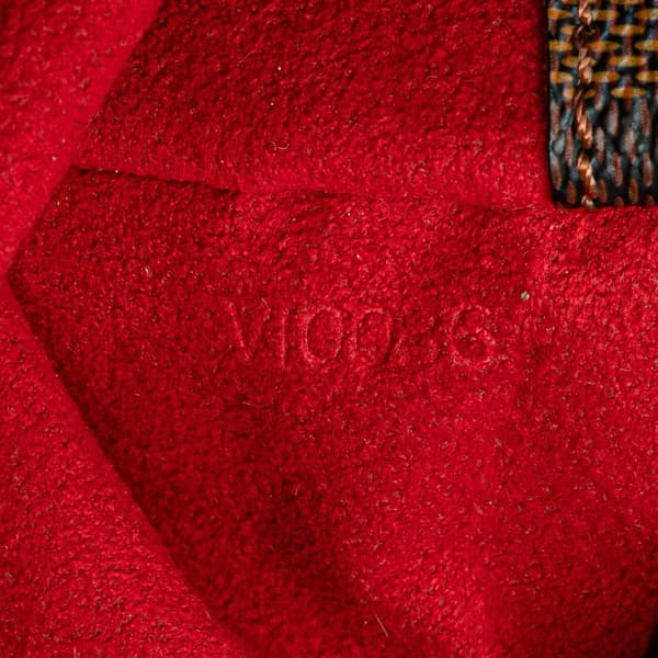 Pre-owned Louis Vuitton Damier Ebene Ipanema Pochette Brown