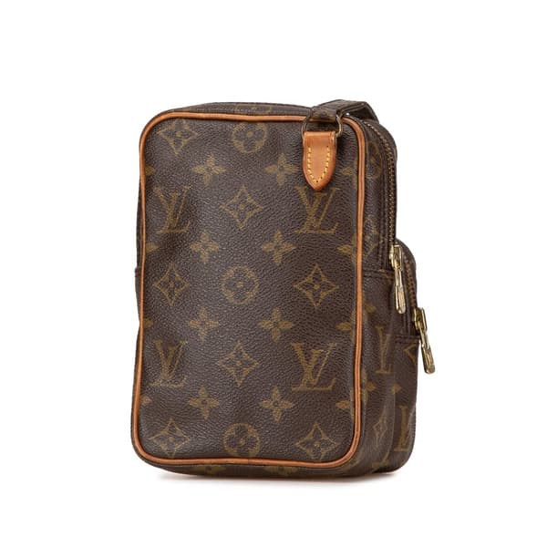 Pre-owned Louis Vuitton Monogram Mini Amazone Brown