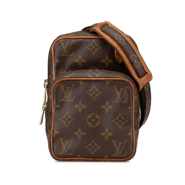 Pre-owned Louis Vuitton Monogram Mini Amazone Brown