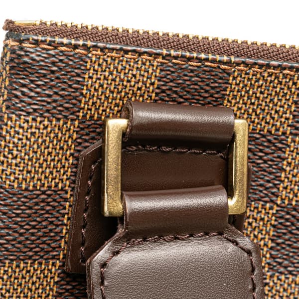Pre-owned Louis Vuitton Damier Ebene Bosphore Pochette Brown