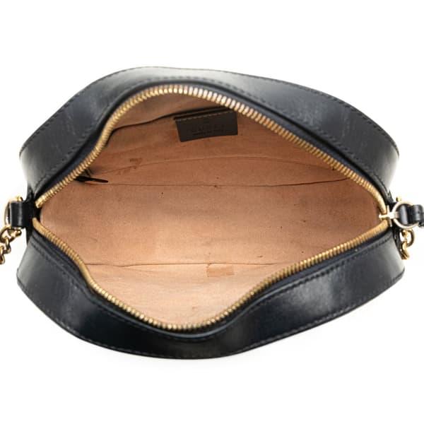 Pre-owned Gucci Mini GG Supreme Chain Crossbody Brown