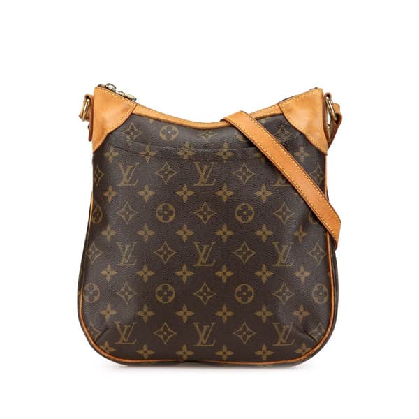 Pre-owned Louis Vuitton Monogram Odeon PM Brown