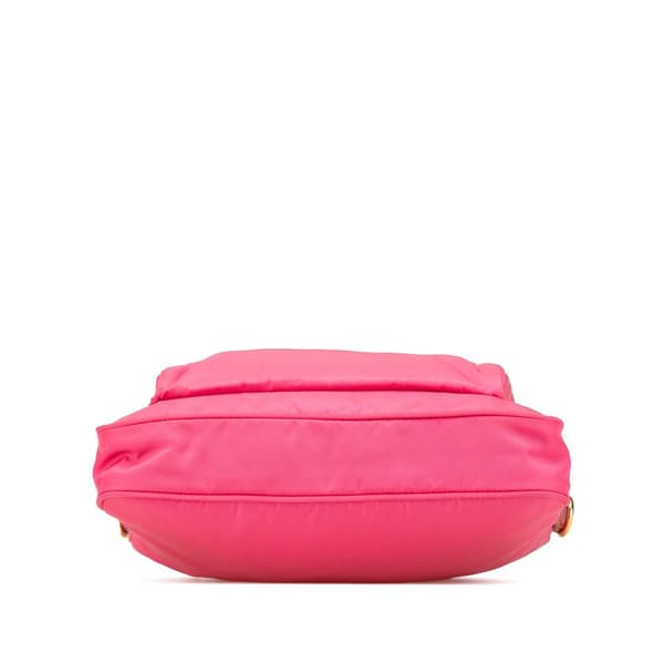 Pre-owned Prada Tessuto Zip Top Crossbody Pink
