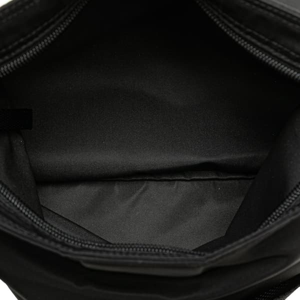 Pre-owned Prada Tessuto Zip Top Crossbody Black
