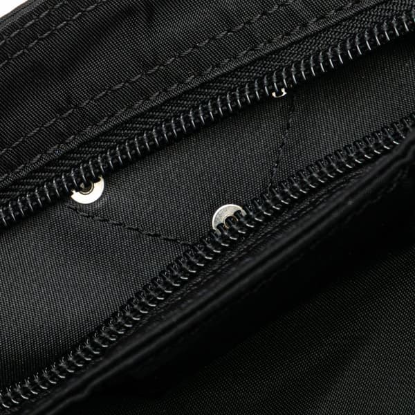 Pre-owned Prada Tessuto Zip Top Crossbody Black