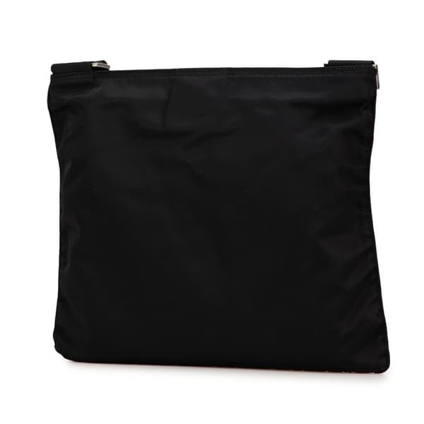 Pre-owned Prada Tessuto Zip Top Crossbody Black
