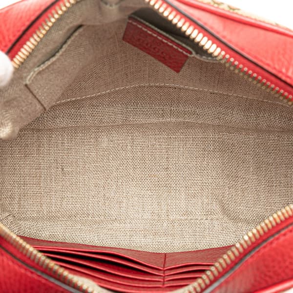 Pre-owned Gucci GG Canvas Bree Crossbody Brown