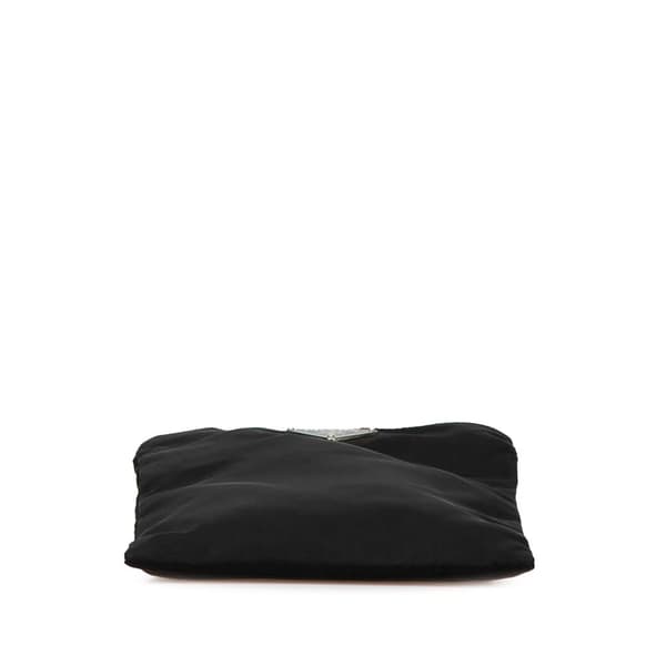 Pre-owned Prada Tessuto Zip Top Crossbody Black