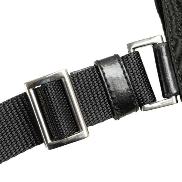 Pre-owned Prada Tessuto Zip Top Crossbody Black