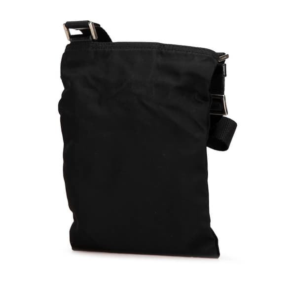Pre-owned Prada Tessuto Zip Top Crossbody Black