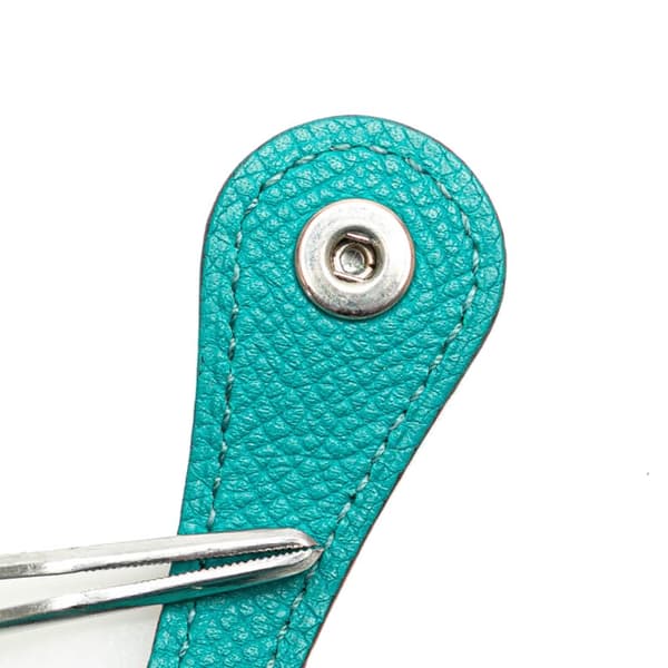 Pre-owned Hermès Epsom Evelyne TPM Blue