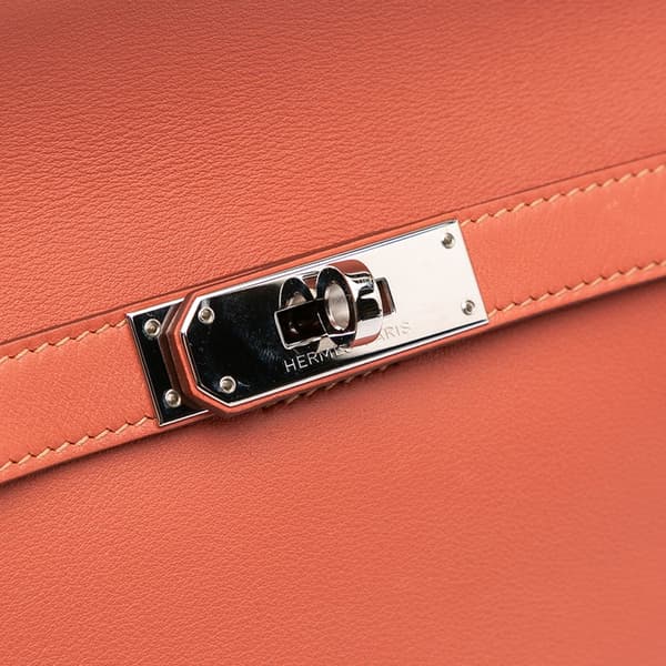 Pre-owned Hermès Swift Jypsiere 28 Red