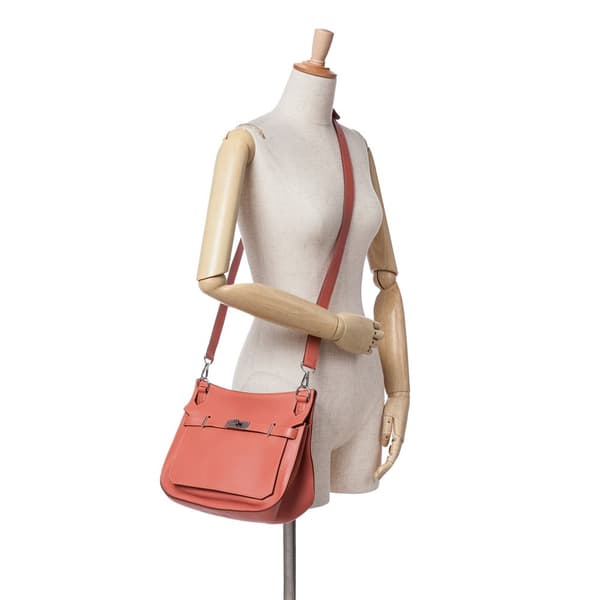Pre-owned Hermès Swift Jypsiere 28 Red