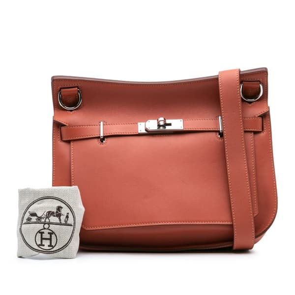 Pre-owned Hermès Swift Jypsiere 28 Red
