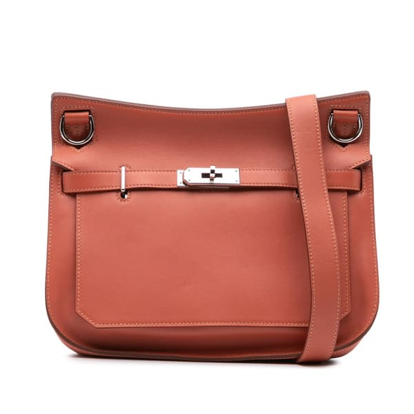 Pre-owned Hermès Swift Jypsiere 28 Red